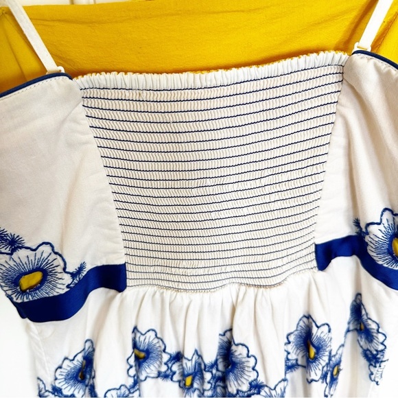 Anthropologie Womens Moulinette Sœurs Forget Me Not Spaghetti Strap Midi Dress 2 - Picture 8 of 10